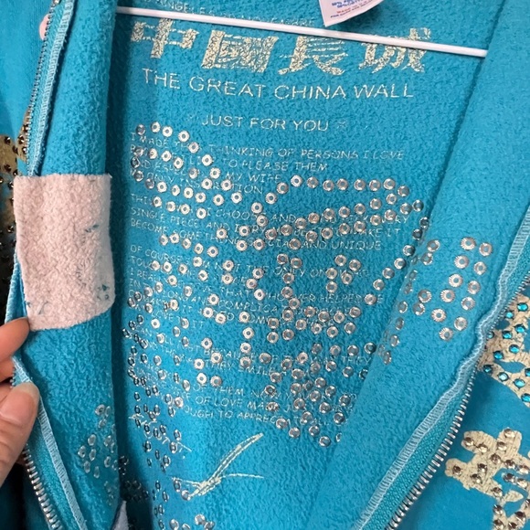 🇯🇵 Unique and Rare Embellished Japanese Art Hoodie - Picture 4 of 9